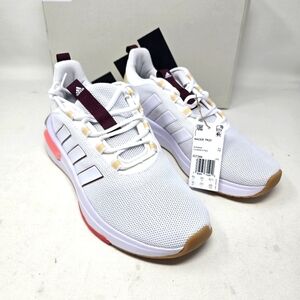 adidas Racer TR23 Running Shoes Cloudfoam Cloud White Red Women's Size 10 IG7344